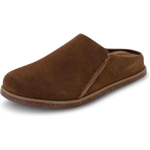 imageCUSHIONAIRE Womens Clay Genuine Leather footbed clog with Comfort paddingBrown