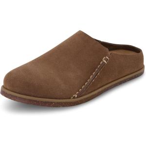 imageCUSHIONAIRE Womens Clay Genuine Leather footbed clog with Comfort paddingTaupe
