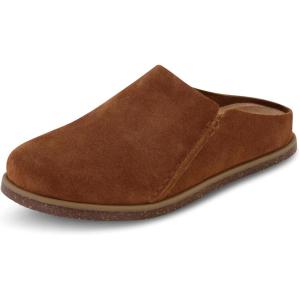 imageCUSHIONAIRE Womens Clay Genuine Leather footbed clog with Comfort paddingWhiskey