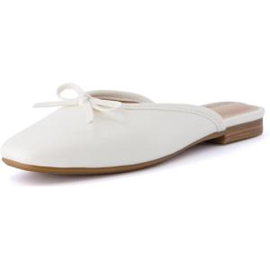 imageCUSHIONAIRE Womens Jade Bow Mule Memory Foam Wide Widths AvailableCream