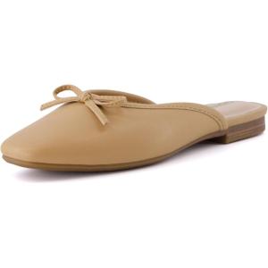 imageCUSHIONAIRE Womens Jade Bow Mule Memory Foam Wide Widths AvailableTan