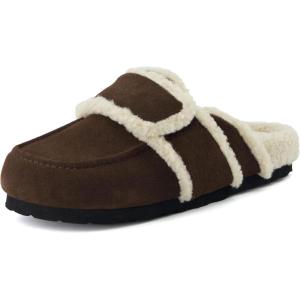 imageCUSHIONAIRE Womens Nero Genuine Suede clog with Comfort Wide Widths AvailableBrown Suede