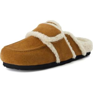 imageCUSHIONAIRE Womens Nero Genuine Suede clog with Comfort Wide Widths AvailableRust Suede