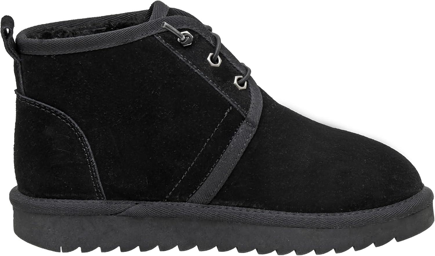 imageCUSHIONAIRE Womens Harper pull on boot Memory FoamBlack Genuine Suede