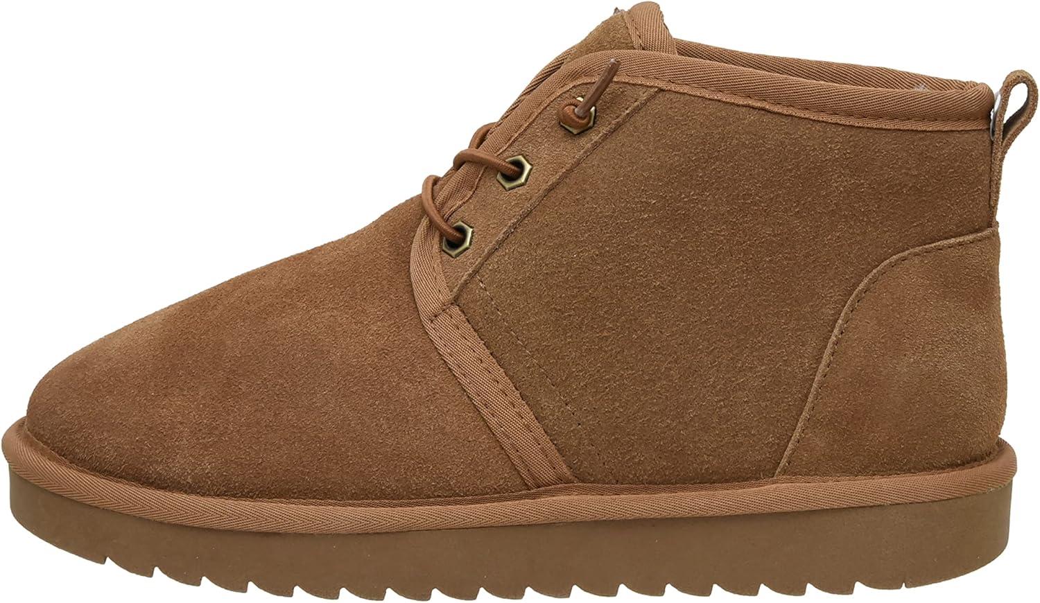 imageCUSHIONAIRE Womens Harper pull on boot Memory FoamChestnut Genuine Suede
