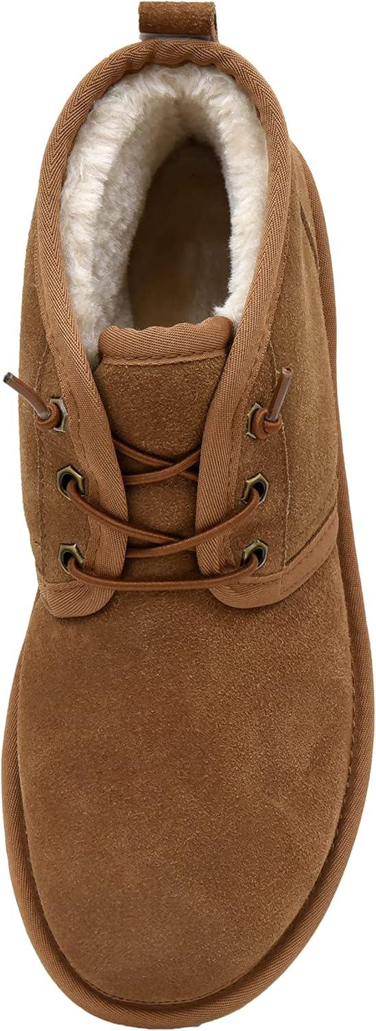 imageCUSHIONAIRE Womens Harper pull on boot Memory FoamChestnut Genuine Suede