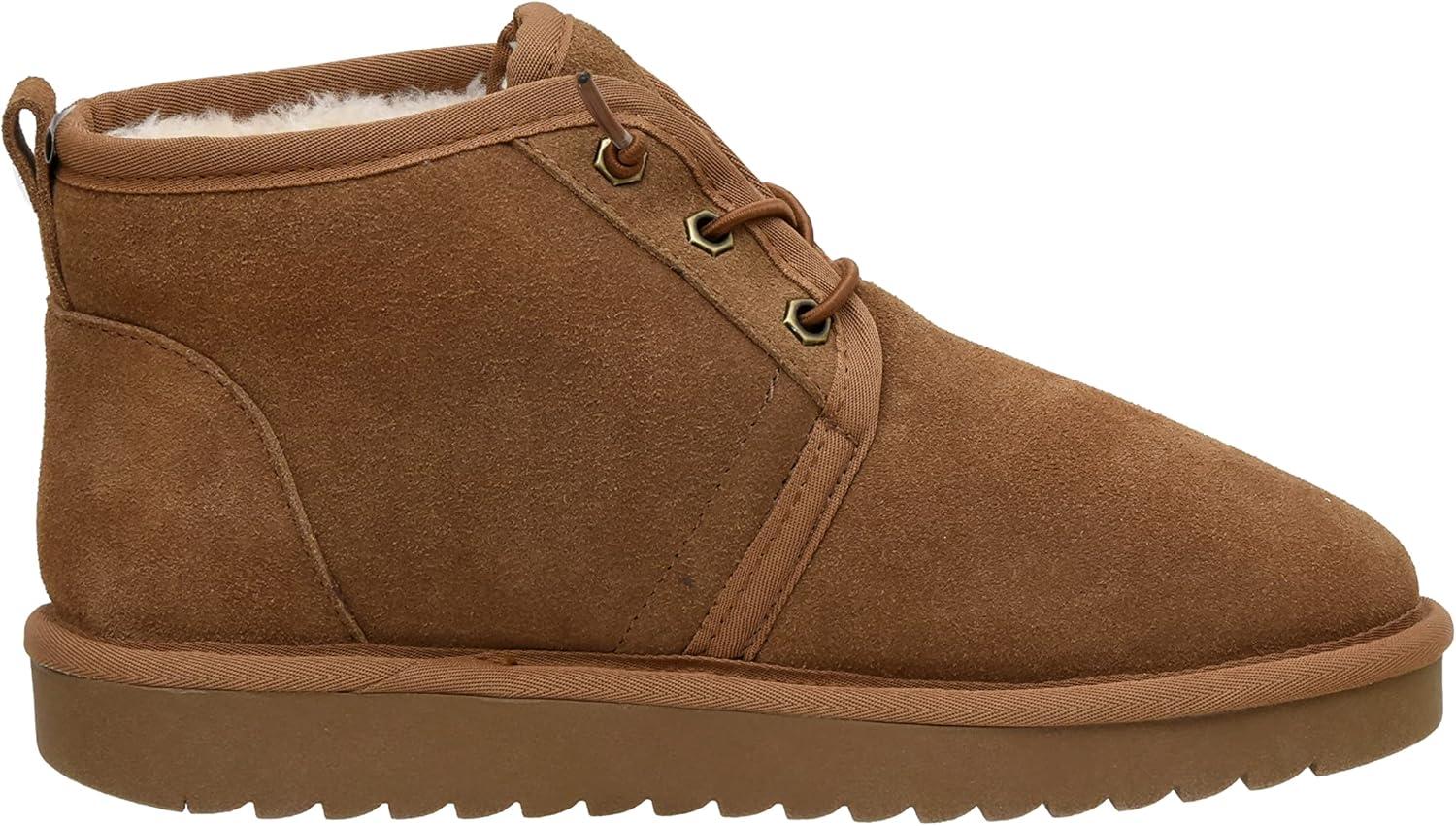 imageCUSHIONAIRE Womens Harper pull on boot Memory FoamChestnut Genuine Suede