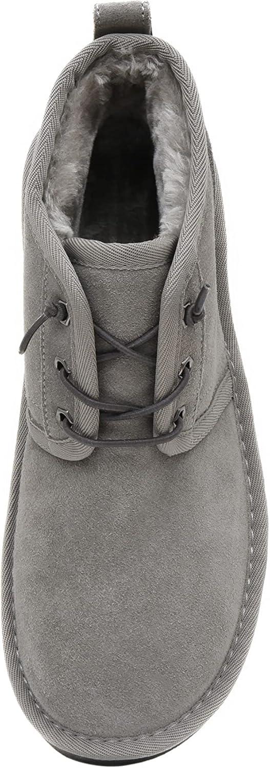 imageCUSHIONAIRE Womens Harper pull on boot Memory FoamGrey Genuine Suede