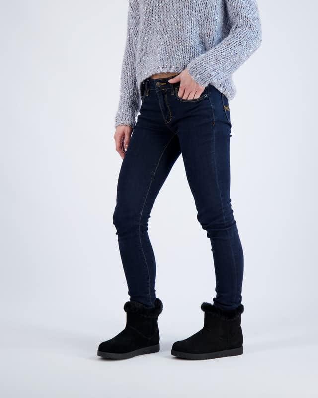 imageCUSHIONAIRE Womens Hethrow Genuine Suede pull on boot Memory Foam ampamp Wide Widths AvailableGrey Suede
