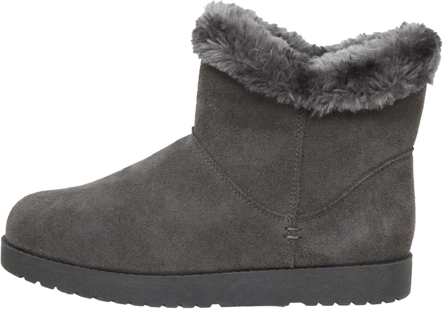 imageCUSHIONAIRE Womens Hethrow Genuine Suede pull on boot Memory Foam ampamp Wide Widths AvailableGrey Suede