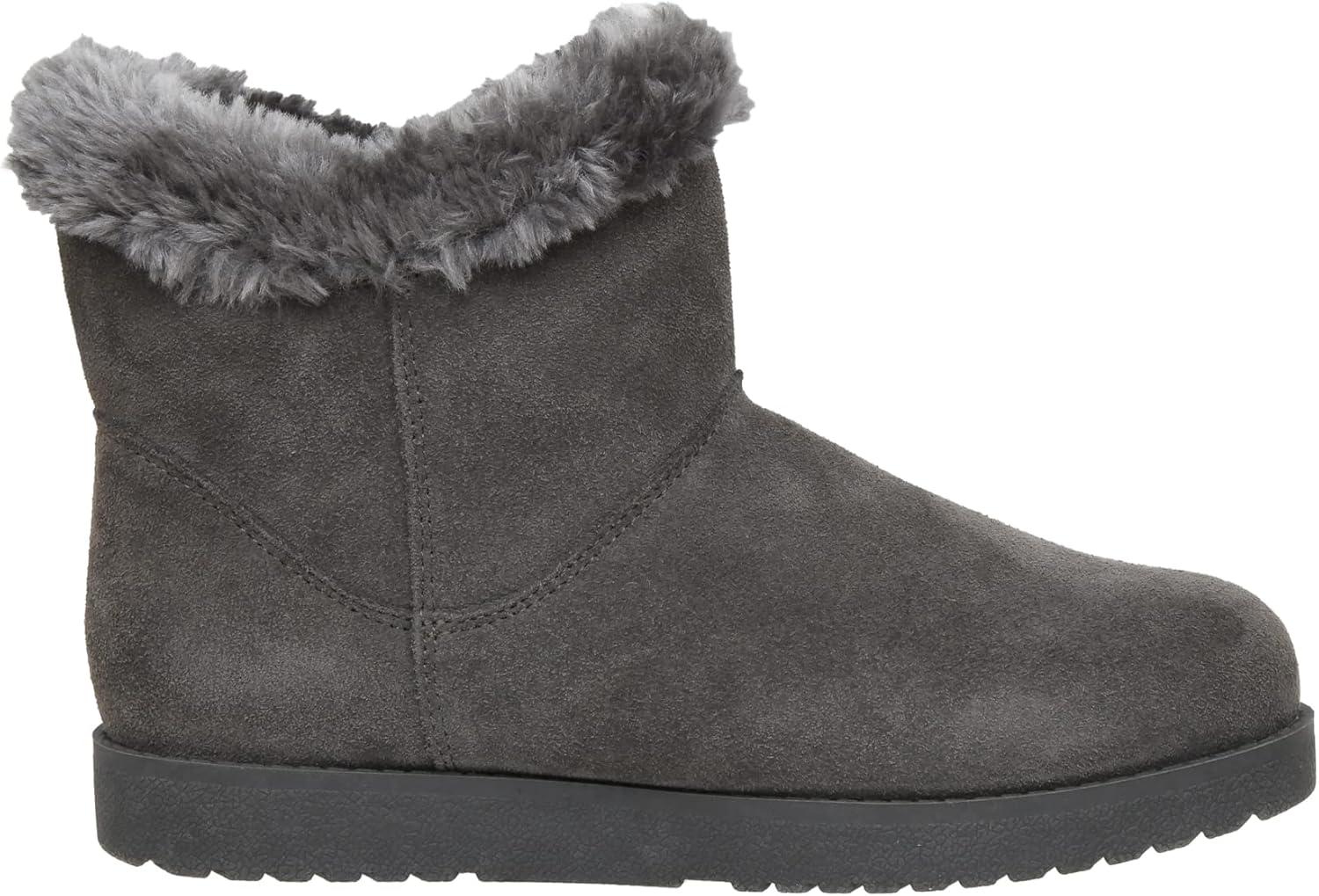 imageCUSHIONAIRE Womens Hethrow Genuine Suede pull on boot Memory Foam ampamp Wide Widths AvailableGrey Suede
