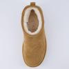 imageCUSHIONAIRE Hippy Womens Platform Ankle Boots  Genuine Suede Faux Fur Lining Cozy Winter SlipOn Design Comfortable Footwear with Wide Widths AvailableChestnut