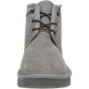 imageCUSHIONAIRE Womens Harper pull on boot Memory FoamGrey Genuine Suede