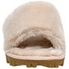 imageCUSHIONAIRE Womens Mushi Cozy Slipper Memory FoamCream