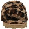 imageCUSHIONAIRE Womens Mushi Cozy Slipper Memory FoamLeopard