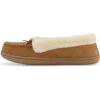 imageCUSHIONAIRE Womens Sierra Moccasin Slipper Memory FoamBrown
