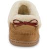 imageCUSHIONAIRE Womens Sierra Moccasin Slipper Memory FoamBrown