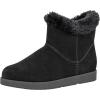 imageCUSHIONAIRE Womens Hethrow Genuine Suede pull on boot Memory Foam ampamp Wide Widths AvailableBlack Suede