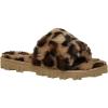 imageCUSHIONAIRE Womens Mushi Cozy Slipper Memory FoamLeopard