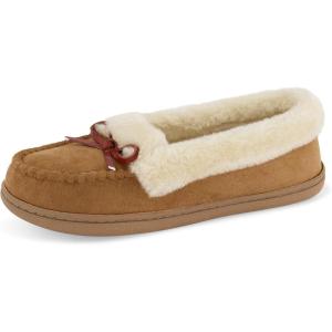 imageCUSHIONAIRE Womens Sierra Moccasin Slipper Memory FoamBrown