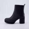 imageCUSHIONAIRE Womens Festival Platform Block Heel Boot Memory Foam Wide Widths AvailableBlack