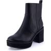 imageCUSHIONAIRE Womens Festival Platform Block Heel Boot Memory Foam Wide Widths AvailableBlack