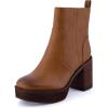 imageCUSHIONAIRE Womens Festival Platform Block Heel Boot Memory Foam Wide Widths AvailableCognac