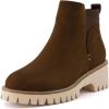 imageCUSHIONAIRE Womens Parade boot Memory Foam Wide Widths AvailableChocolate