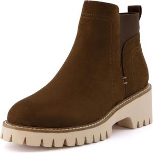 imageCUSHIONAIRE Womens Parade boot Memory Foam Wide Widths AvailableChocolate