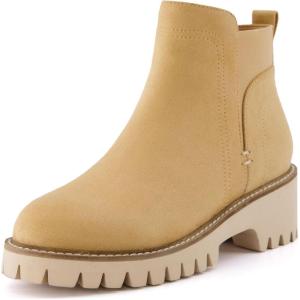 imageCUSHIONAIRE Womens Parade boot Memory Foam Wide Widths AvailableTan