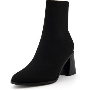 imageCUSHIONAIRE Womens Sterling Stretch boot Memory Foam Wide Widths AvailableBlack