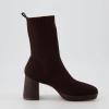 imageCUSHIONAIRE Womens Bancroft Stretch platform heel boot Memory Foam Wide Widths AvailableEspresso