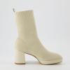 imageCUSHIONAIRE Womens Bancroft Stretch platform heel boot Memory Foam Wide Widths AvailableIvory