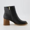 imageCUSHIONAIRE Womens Dante block heel dress boot Memory Foam Wide Widths AvailableBlack