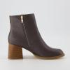 imageCUSHIONAIRE Womens Dante block heel dress boot Memory Foam Wide Widths AvailableDark Gray