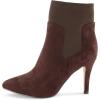 imageCUSHIONAIRE Womens Geneva Stretch dress bootie with Memory Foam Padding Wide Widths AvailableChocolate