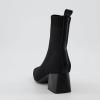 imageCUSHIONAIRE Womens Milo Stretch Ankle Sock Boot  Soft Knit Upper Memory Foam Padding Lightweight 175quot Heel Wide Widths AvailableBlack
