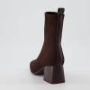imageCUSHIONAIRE Womens Milo Stretch Ankle Sock Boot  Soft Knit Upper Memory Foam Padding Lightweight 175quot Heel Wide Widths AvailableEspresso