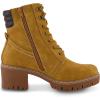 imageCUSHIONAIRE Womens Ramsey Lace up boot Memory Foam Wide Widths AvailableHoney