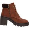 imageCUSHIONAIRE Womens Remy lace up heel bootie Memory FoamTan