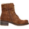 imageCUSHIONAIRE Womens Rena Lace up boot Memory FoamTan