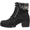 imageCUSHIONAIRE Womens Riley Lace up boot Memory FoamBlack
