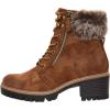 imageCUSHIONAIRE Womens Riley Lace up boot Memory FoamTan