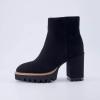 imageCUSHIONAIRE Womens Ringo platform heel boot Memory Foam Wide Widths AvailableBlack