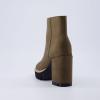 imageCUSHIONAIRE Womens Ringo platform heel boot Memory Foam Wide Widths AvailableOlive