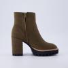 imageCUSHIONAIRE Womens Ringo platform heel boot Memory Foam Wide Widths AvailableOlive