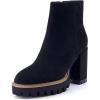 imageCUSHIONAIRE Womens Ringo platform heel boot Memory Foam Wide Widths AvailableBlack