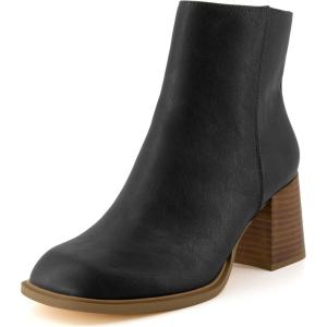 imageCUSHIONAIRE Womens Dante block heel dress boot Memory Foam Wide Widths AvailableBlack