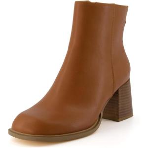 imageCUSHIONAIRE Womens Dante block heel dress boot Memory Foam Wide Widths AvailableCognac