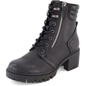 imageCUSHIONAIRE Womens Ramsey Lace up boot Memory Foam Wide Widths AvailableBlack
